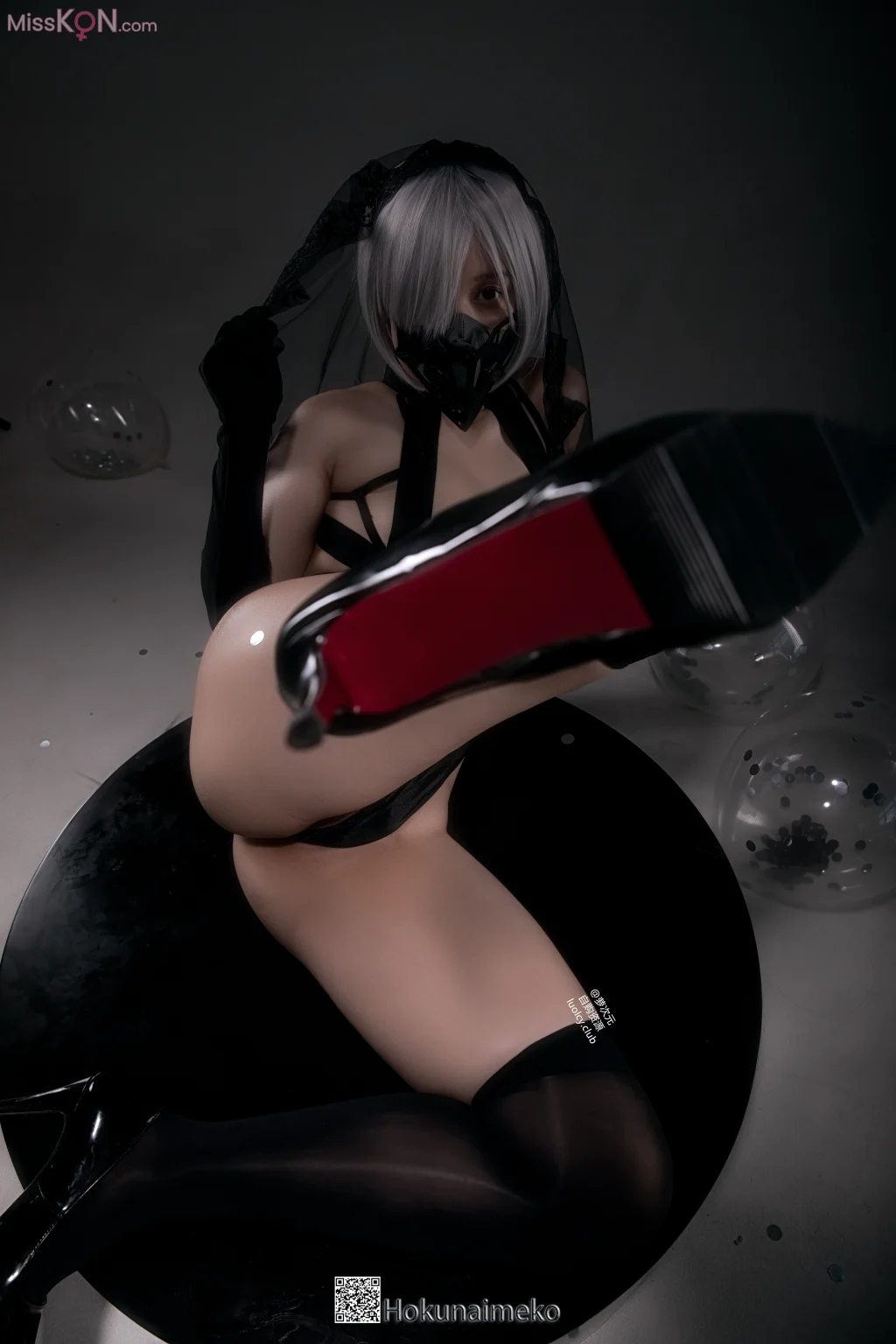 Coser@Hokunaimeko (北乃芽子): 8K 火华NieRAutomata_2B (71 photos + 2 videos) – Page 3