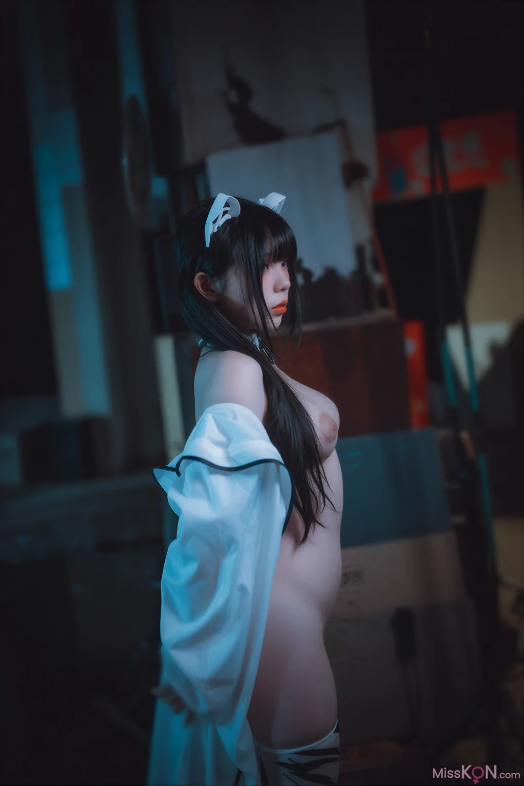 [AI Enhanced] DJAWA Photo: Yudi (유디) – Nightcrawler Cybercat (56 photos) – Page 2