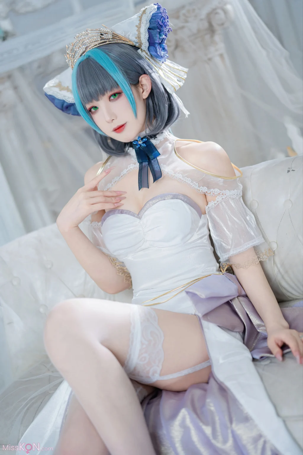 Coser@封疆疆v: 碧蓝航线 柴郡誓约礼服 (18 photos) – Page 2