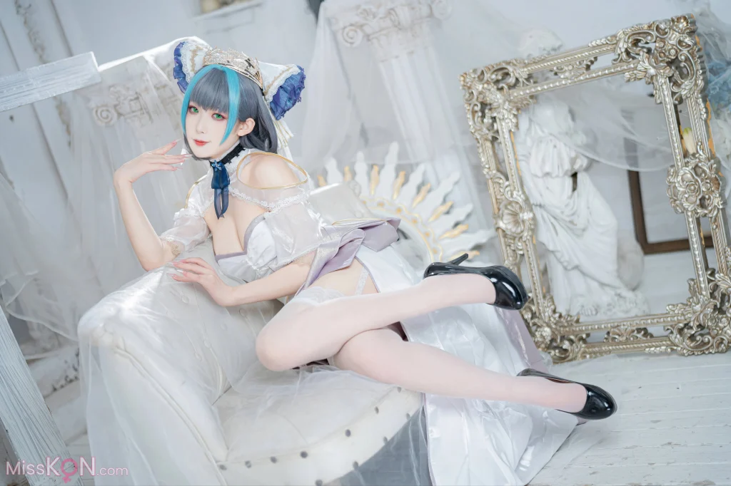Coser@封疆疆v: 碧蓝航线 柴郡誓约礼服 (18 photos) – Page 2