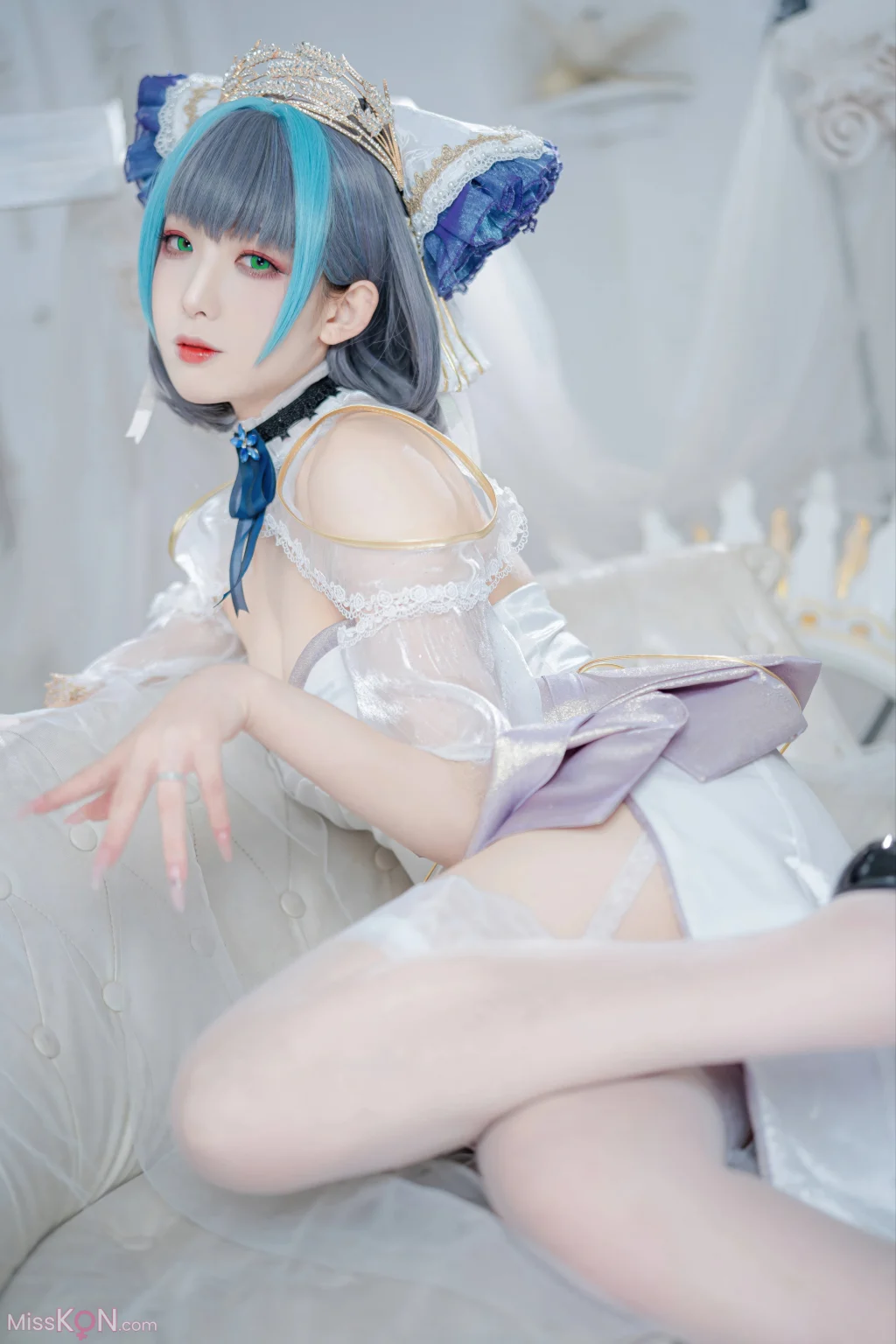 Coser@封疆疆v: 碧蓝航线 柴郡誓约礼服 (18 photos) – Page 2