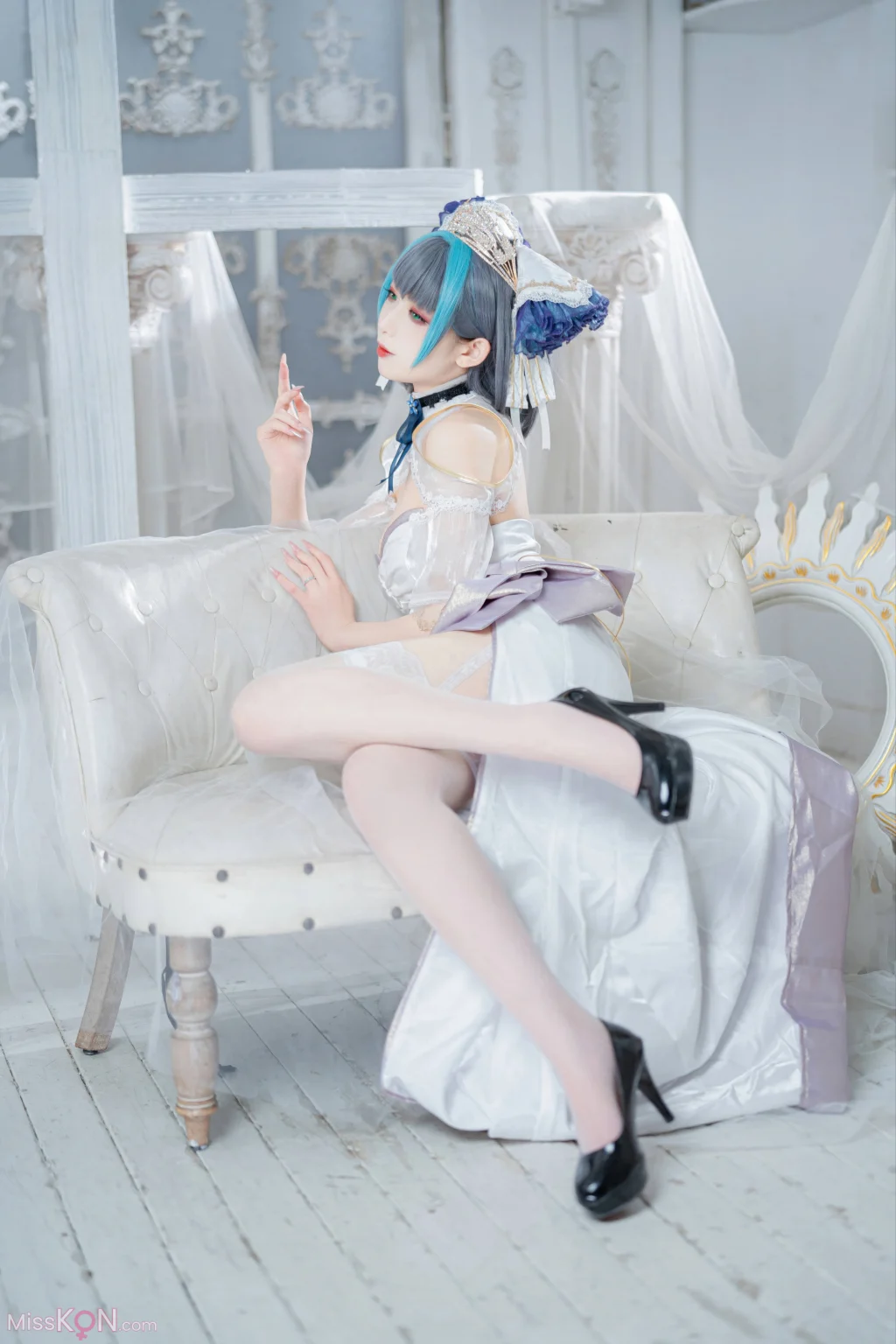 Coser@封疆疆v: 碧蓝航线 柴郡誓约礼服 (18 photos) – Page 2