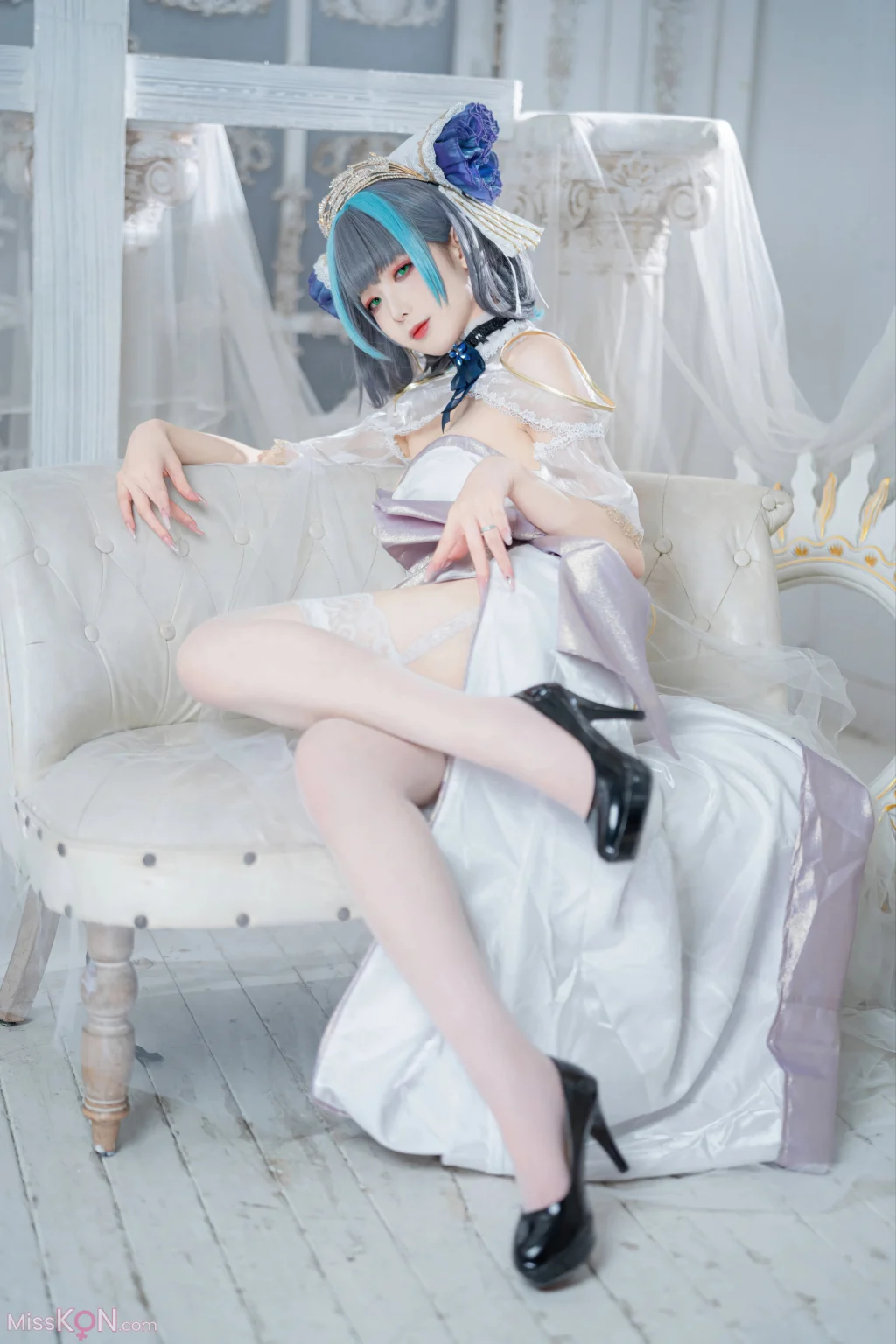 Coser@封疆疆v: 碧蓝航线 柴郡誓约礼服 (18 photos) – Page 2