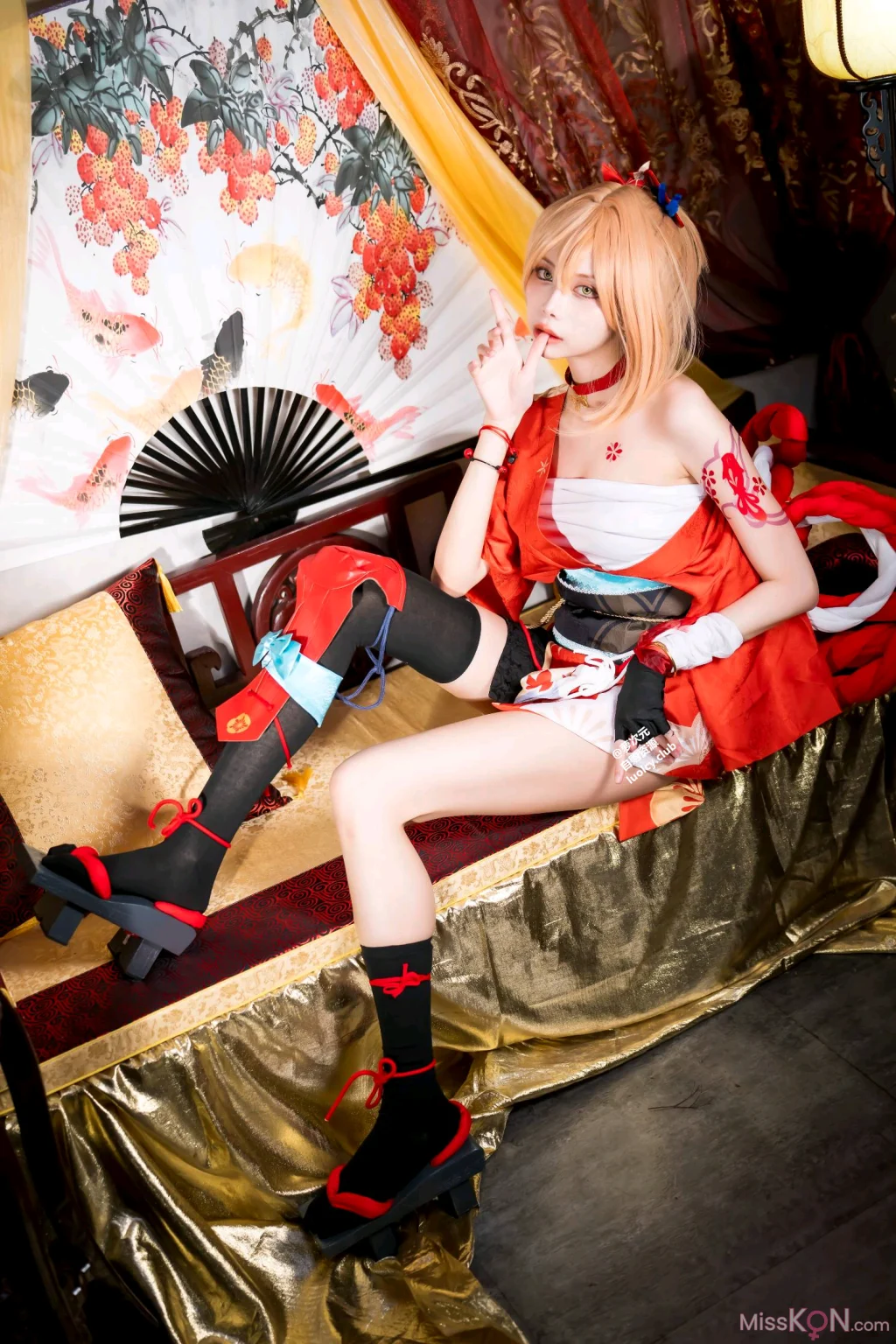 Coser@Haruka_ハルカ (Haruka芸希): 金魚花火今宵花火見 (68 photos + 1 video)