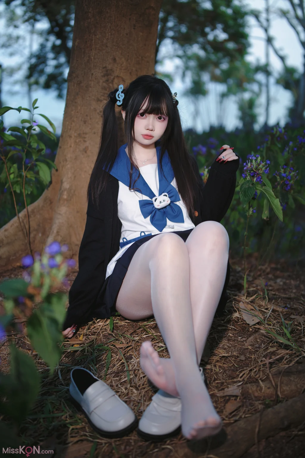 Coser@洛桑w伊梓: 桑梓双马尾jk (38 photos)