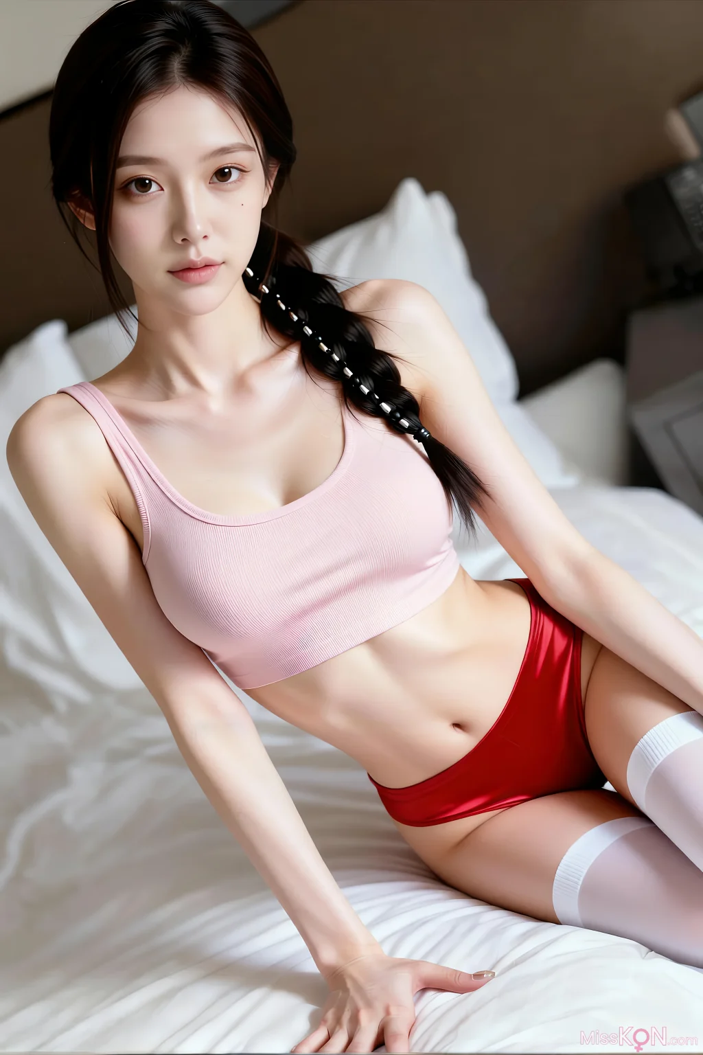 [AIGirl] 熙蕾学姐 粉色文胸 (88 photos) – Page 3