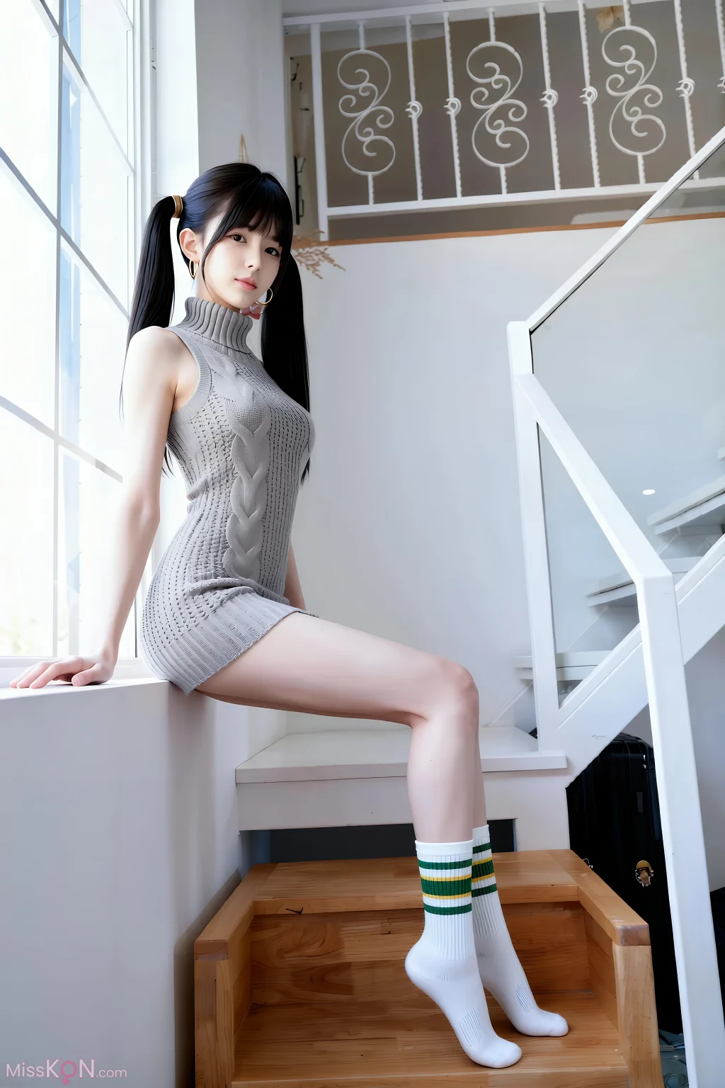 [AIGirl] 柚柚sasa 针织裙 (76 photos) – Page 2