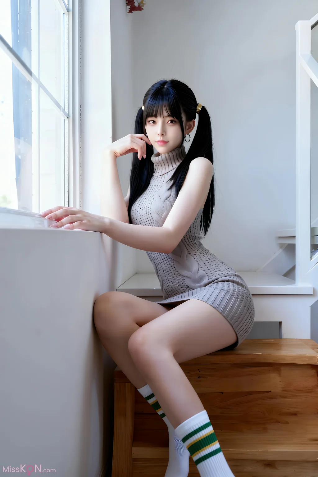 [AIGirl] 柚柚sasa 针织裙 (76 photos) – Page 2