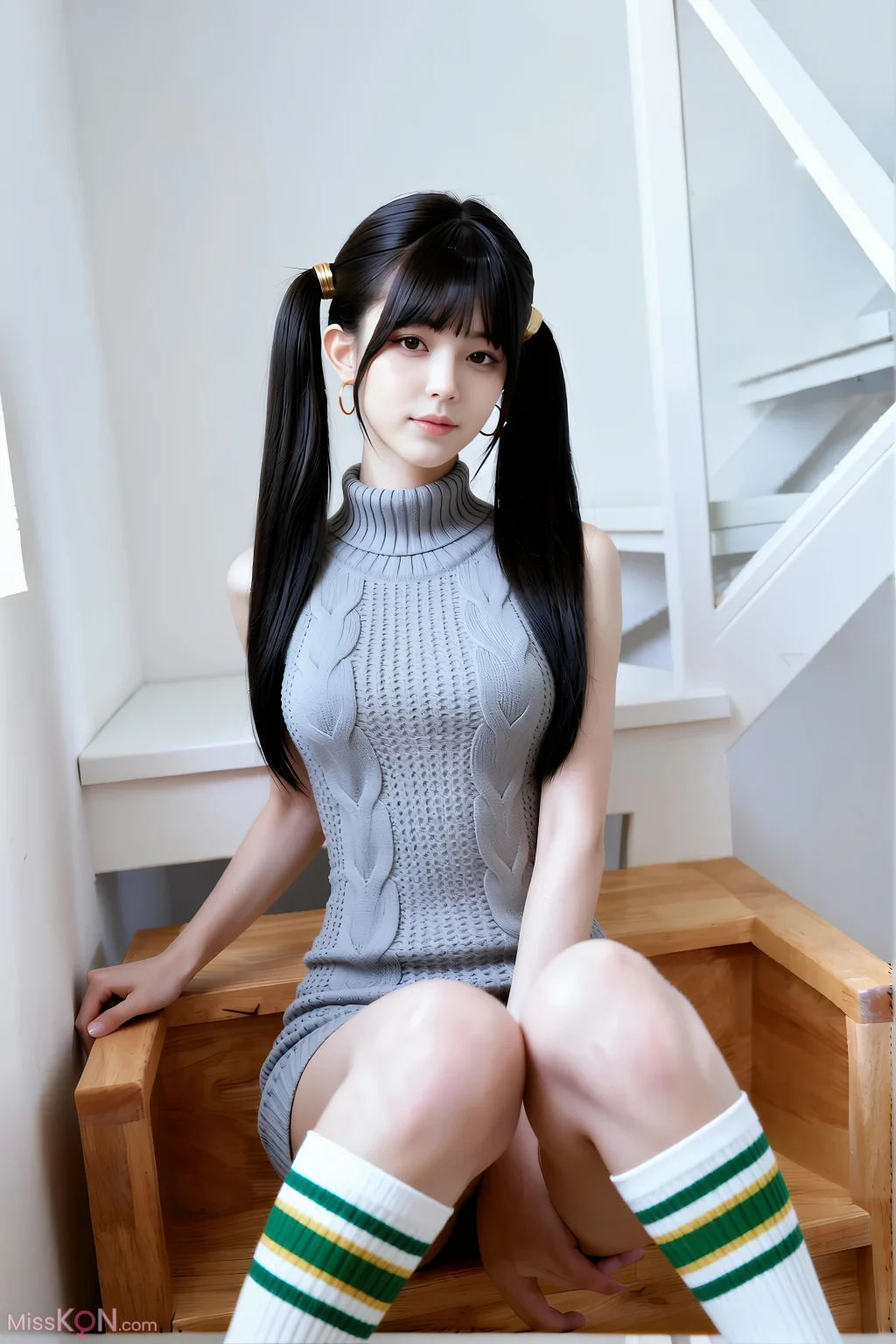 [AIGirl] 柚柚sasa 针织裙 (76 photos) – Page 2