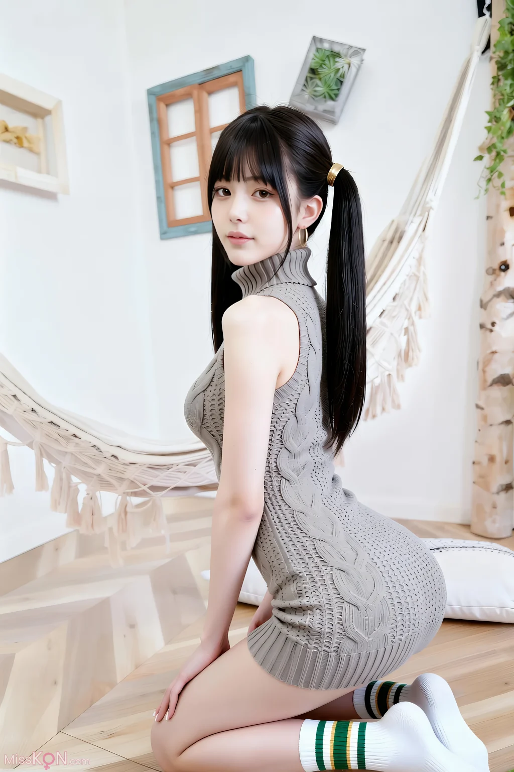 [AIGirl] 柚柚sasa 针织裙 (76 photos) – Page 2