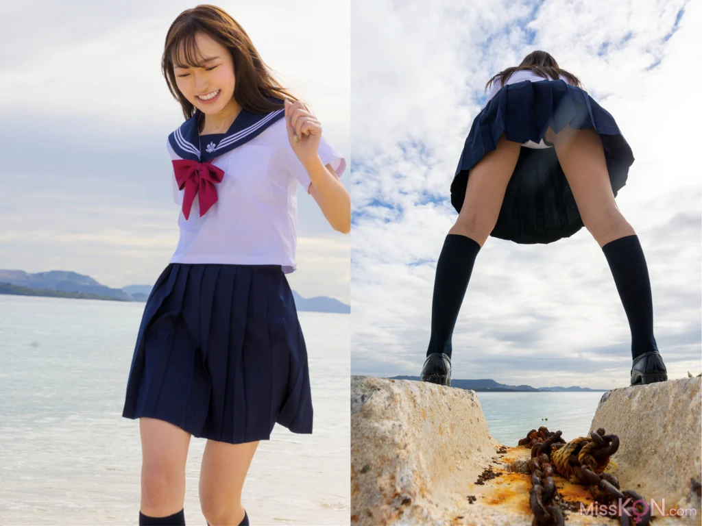 [JP] Yū Rukawa (流川夕): グラビア写真集 美波の風に抱かれて (41 photos)