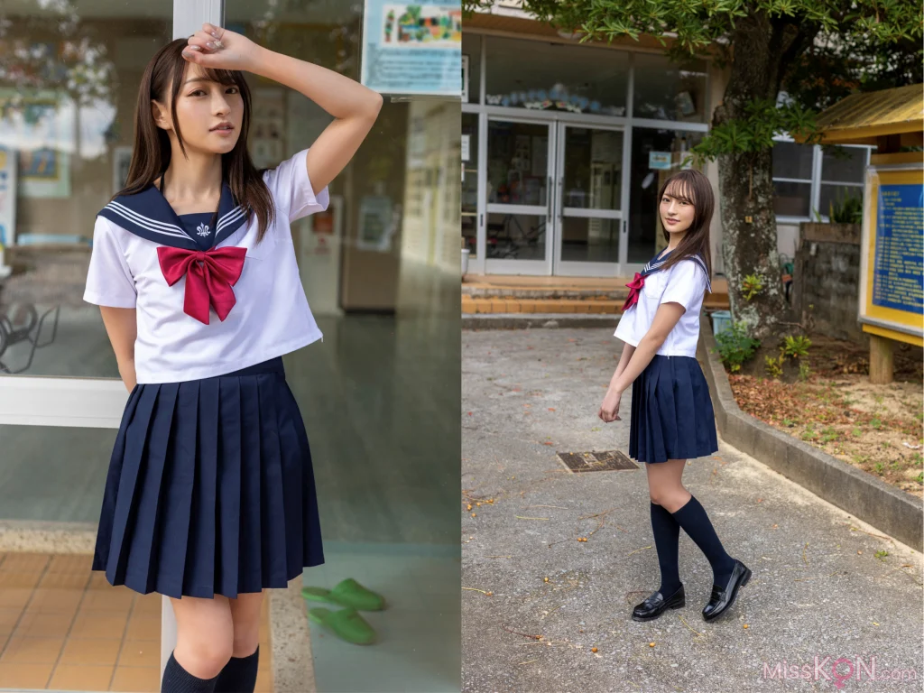 [JP] Yū Rukawa (流川夕): グラビア写真集 美波の風に抱かれて (41 photos)