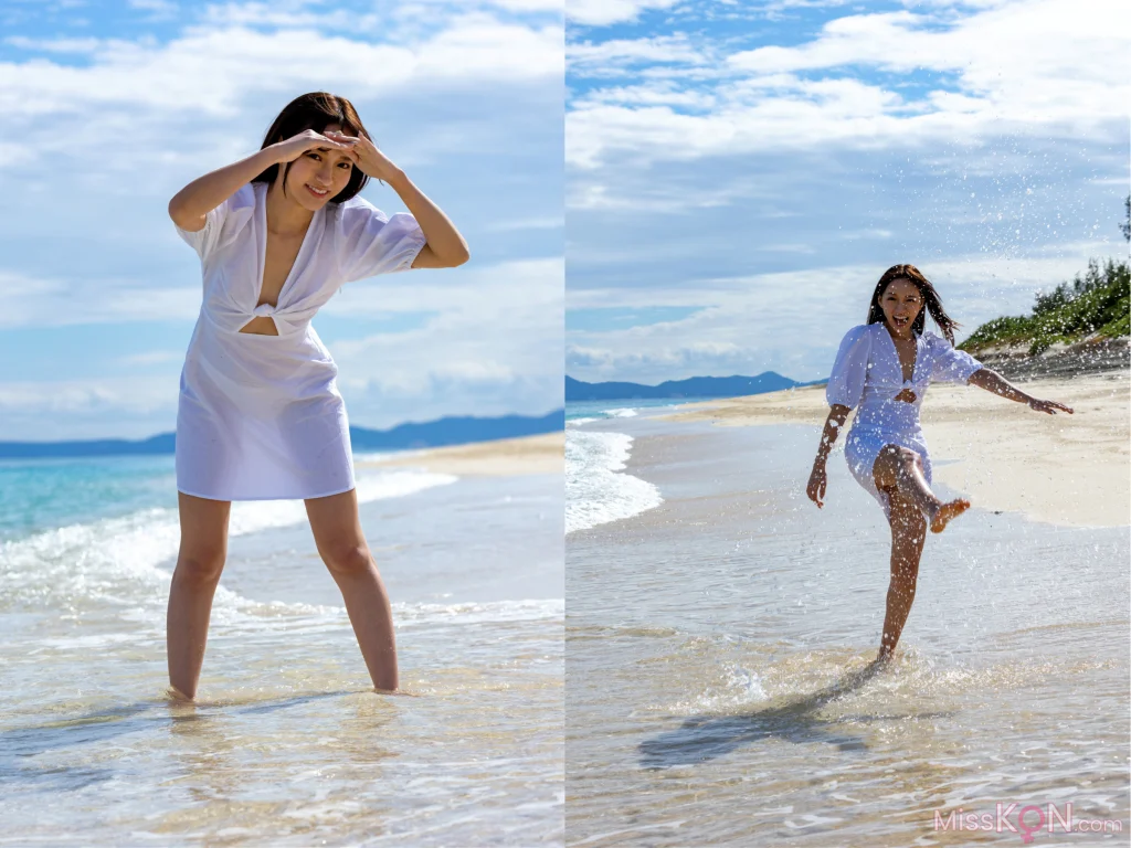 [JP] Yū Rukawa (流川夕): グラビア写真集 美波の風に抱かれて (41 photos) – Page 2