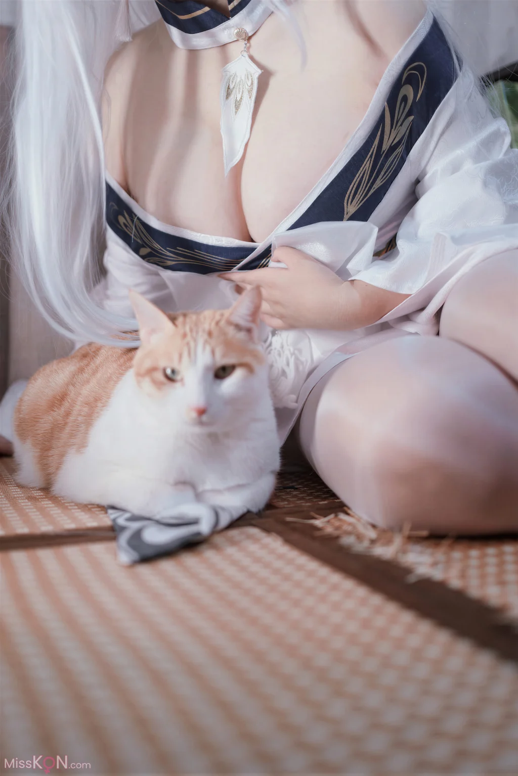 Coser@阿半今天很开心: 碧蓝航线 白凤 和服 (60 photos + 1 video)