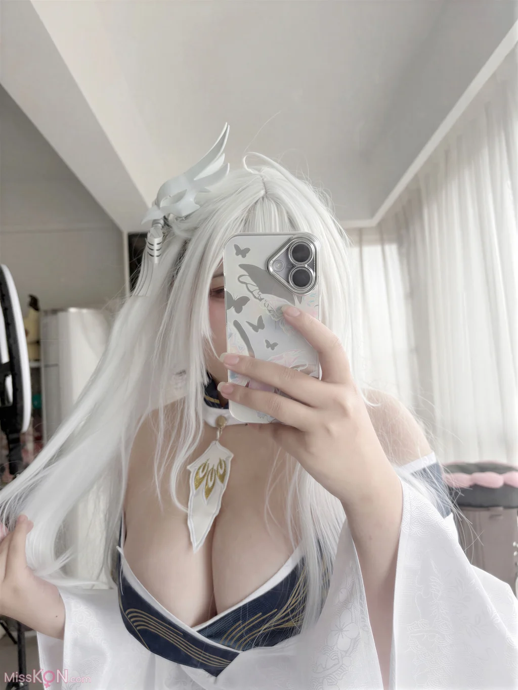 Coser@阿半今天很开心: 碧蓝航线 白凤 和服 (60 photos + 1 video) – Page 3
