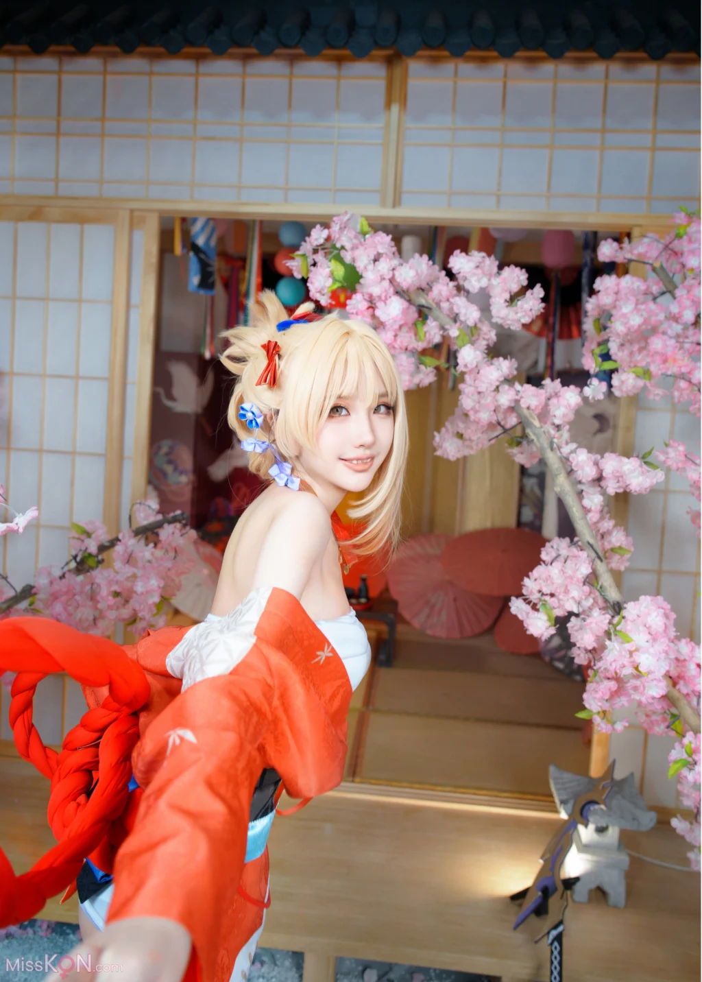 Coser@CatDemon喵崽 (你的喵崽): 原神 宵宫+S (111 photos) – Page 3