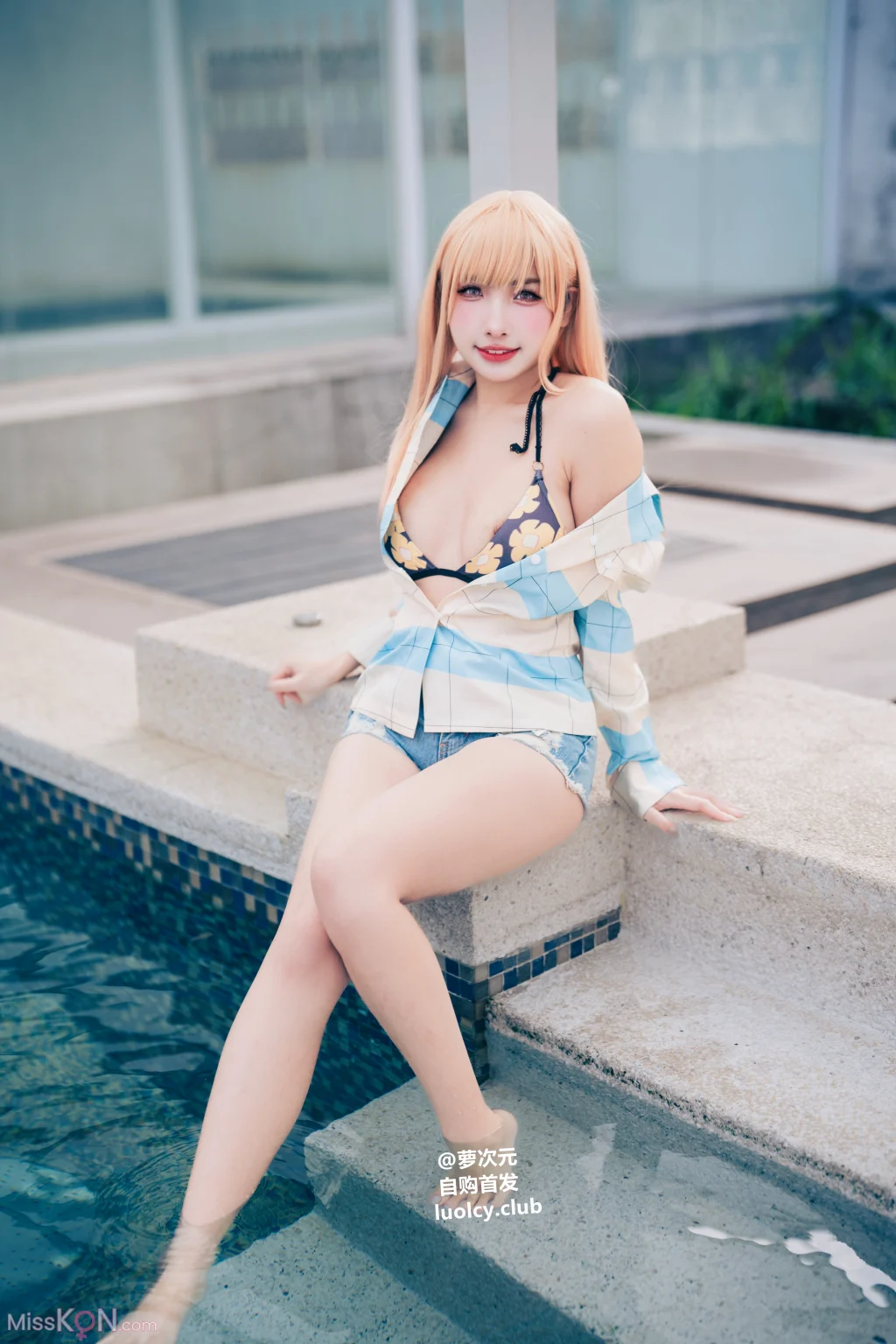 Coser@慕慕Momo: 8K Marin 海夢 – Ver.泳裝 (62 photos + 1 video) – Page 3