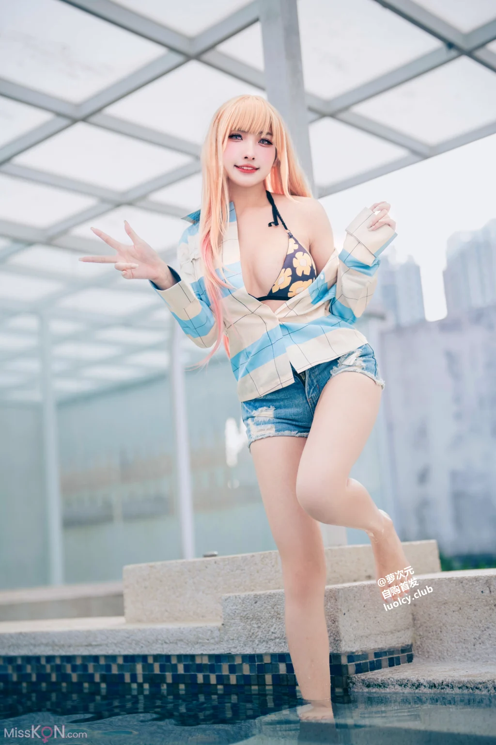 Coser@慕慕Momo: 8K Marin 海夢 – Ver.泳裝 (62 photos + 1 video) – Page 3