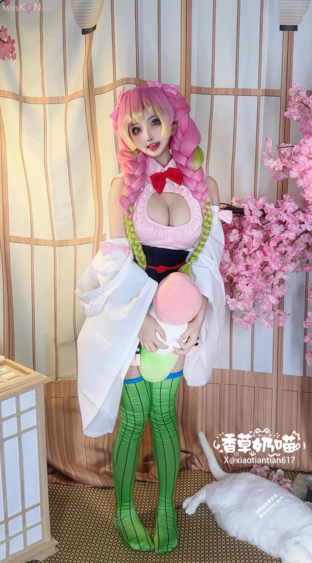 Coser@香草奶喵: 蜜璃女仆 (62 photos + 30 videos) – Page 3