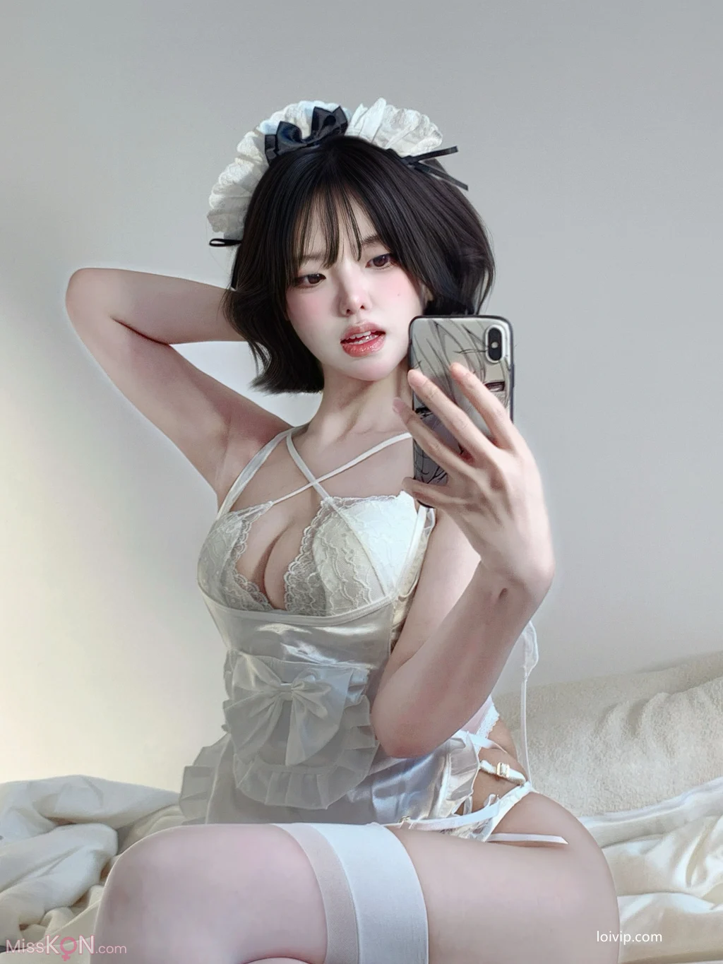 Coser@你的真真u: 纯欲甜 (45 photos + 1 video)