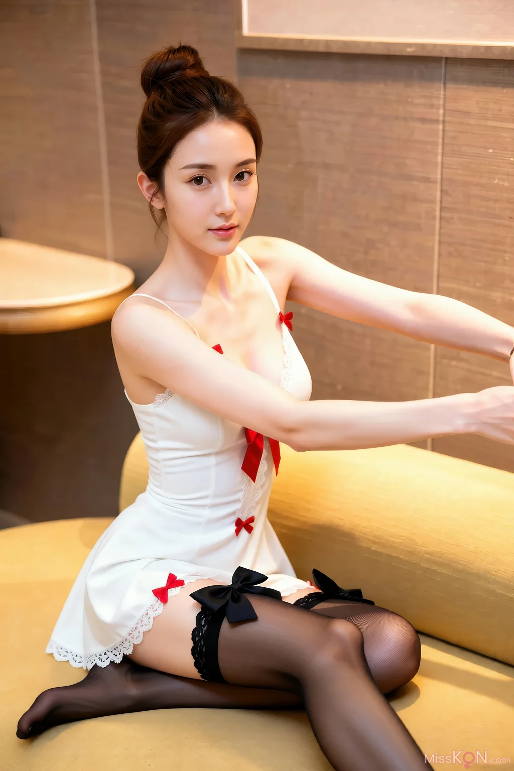 [AIGirl] 一柠lemon 红色蝴蝶结 (76 photos) – Page 2