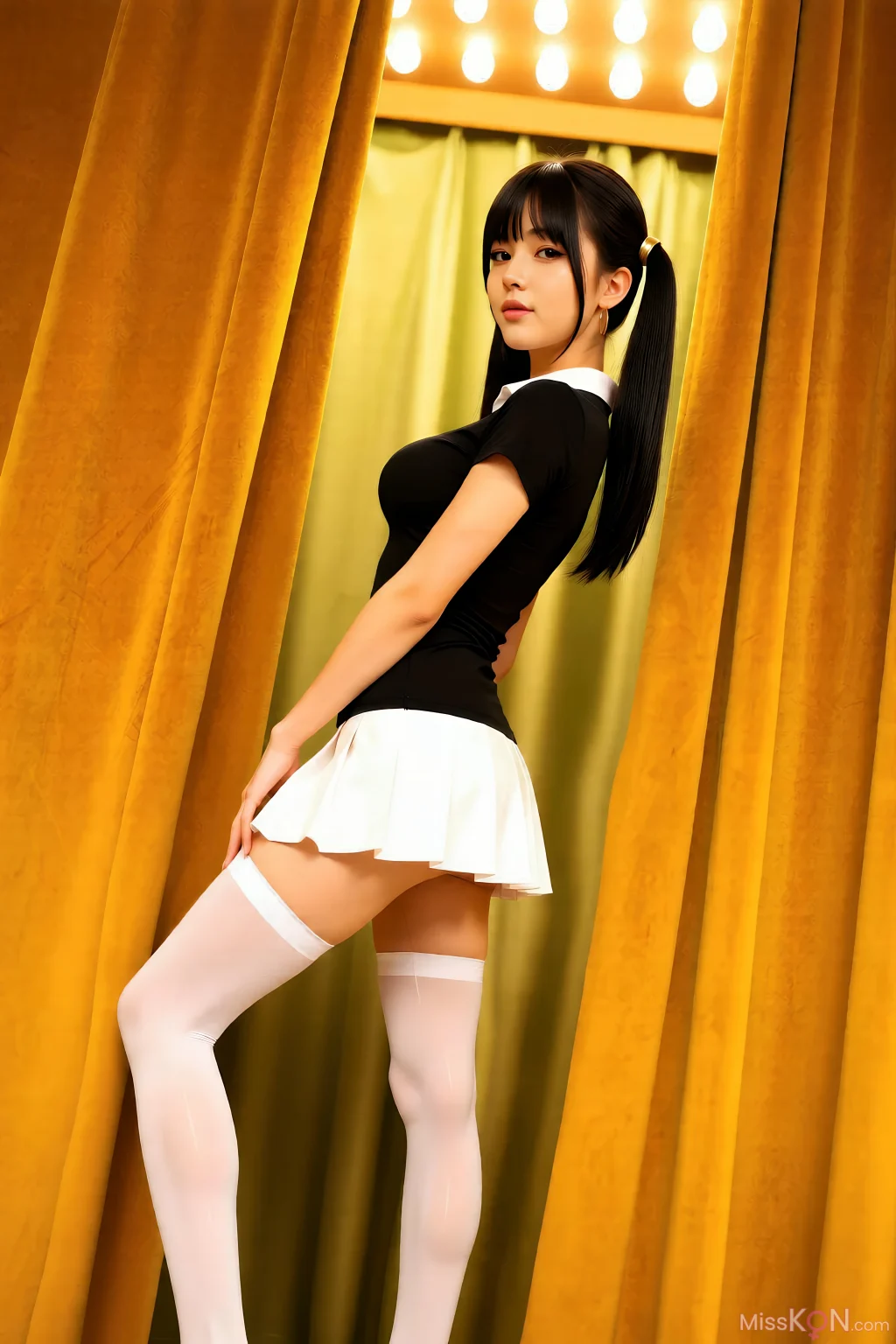 [AIGirl] 柚柚sasa 白色百褶裙 (85 photos) – Page 2