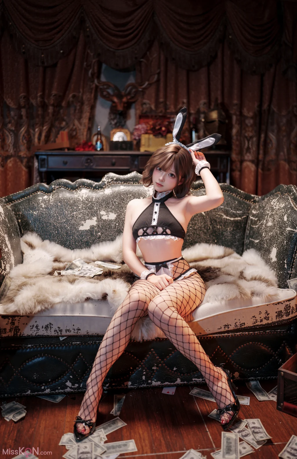 Coser@Bangni邦尼: 网袜兔女郎 (76 photos) – Page 2