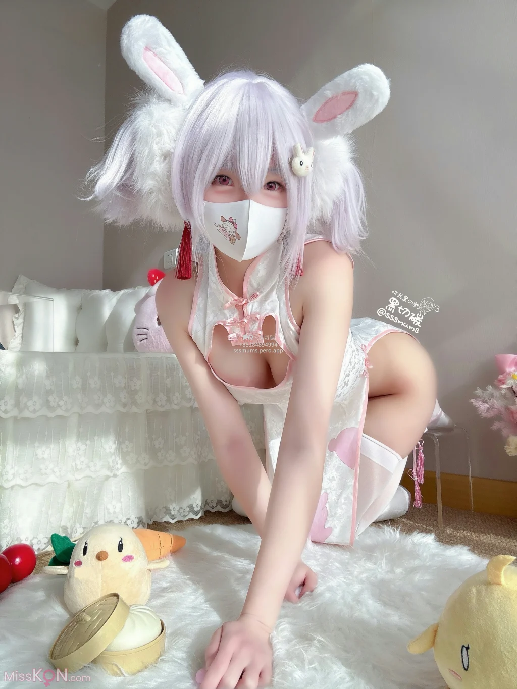 Coser@曲奇软fufu: 拉菲兔兔旗袍 (36 photos + 4 videos) – Page 2