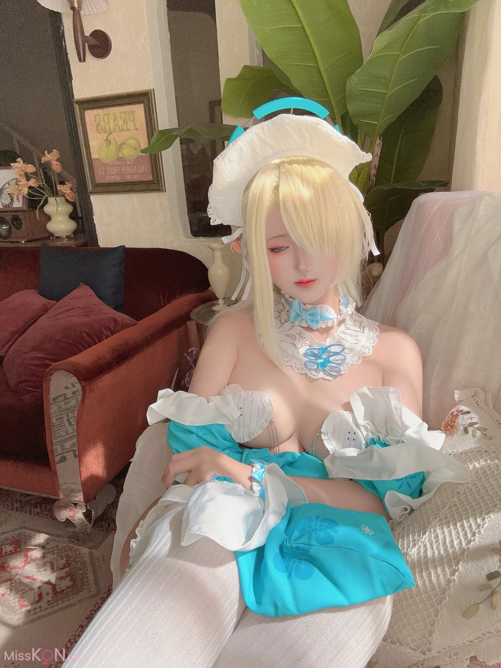 Coser@三度_69: 蔚蓝档案 明日奈内衣女仆 (60 photos + 2 videos) – Page 3