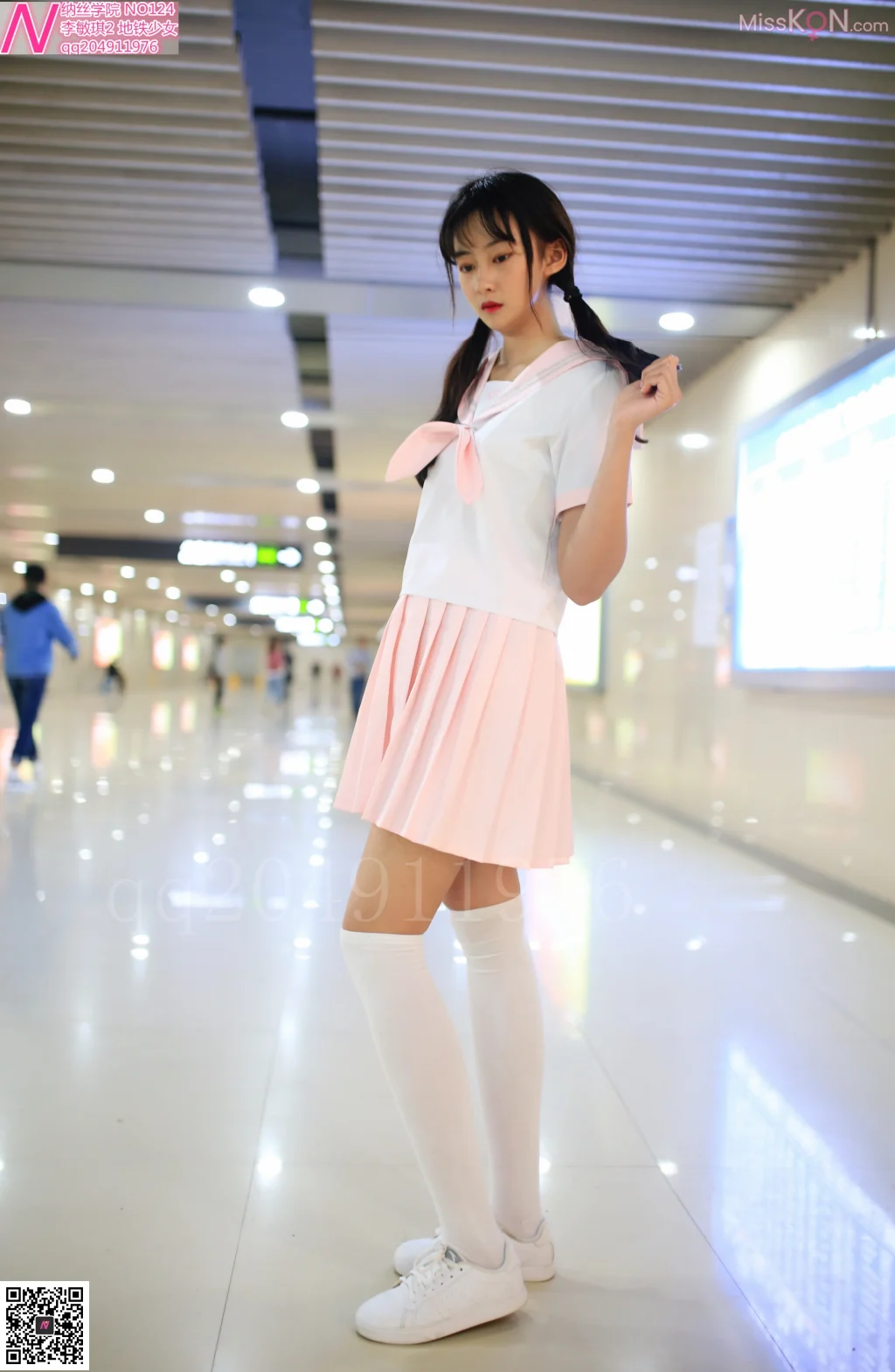 [NS纳丝摄影] No.020: 李敏琪 地铁少女 (93 photos + 1 video)