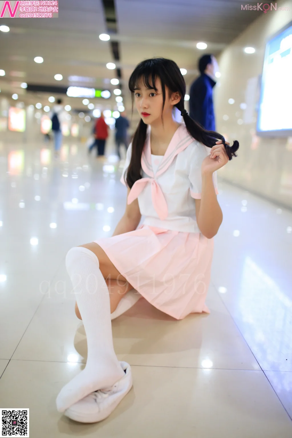 [NS纳丝摄影] No.020: 李敏琪 地铁少女 (93 photos + 1 video)