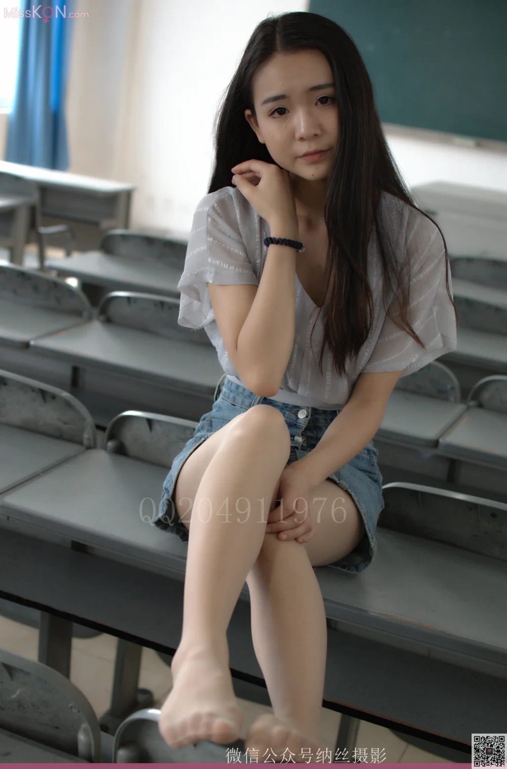 [NS纳丝摄影] No.024: 刘瑞儿 教室肉丝 (41 photos) – Page 2