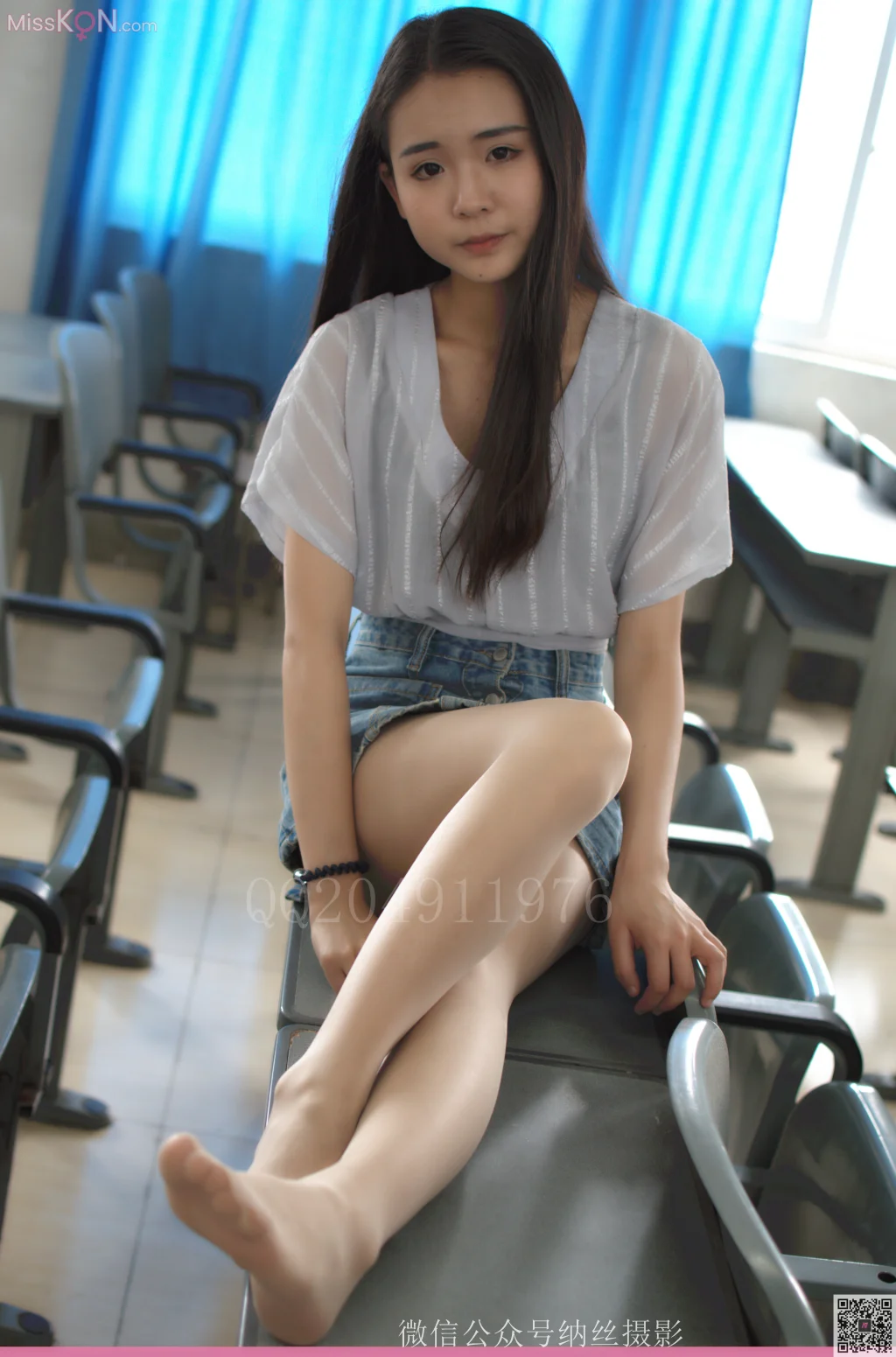 [NS纳丝摄影] No.024: 刘瑞儿 教室肉丝 (41 photos) – Page 2