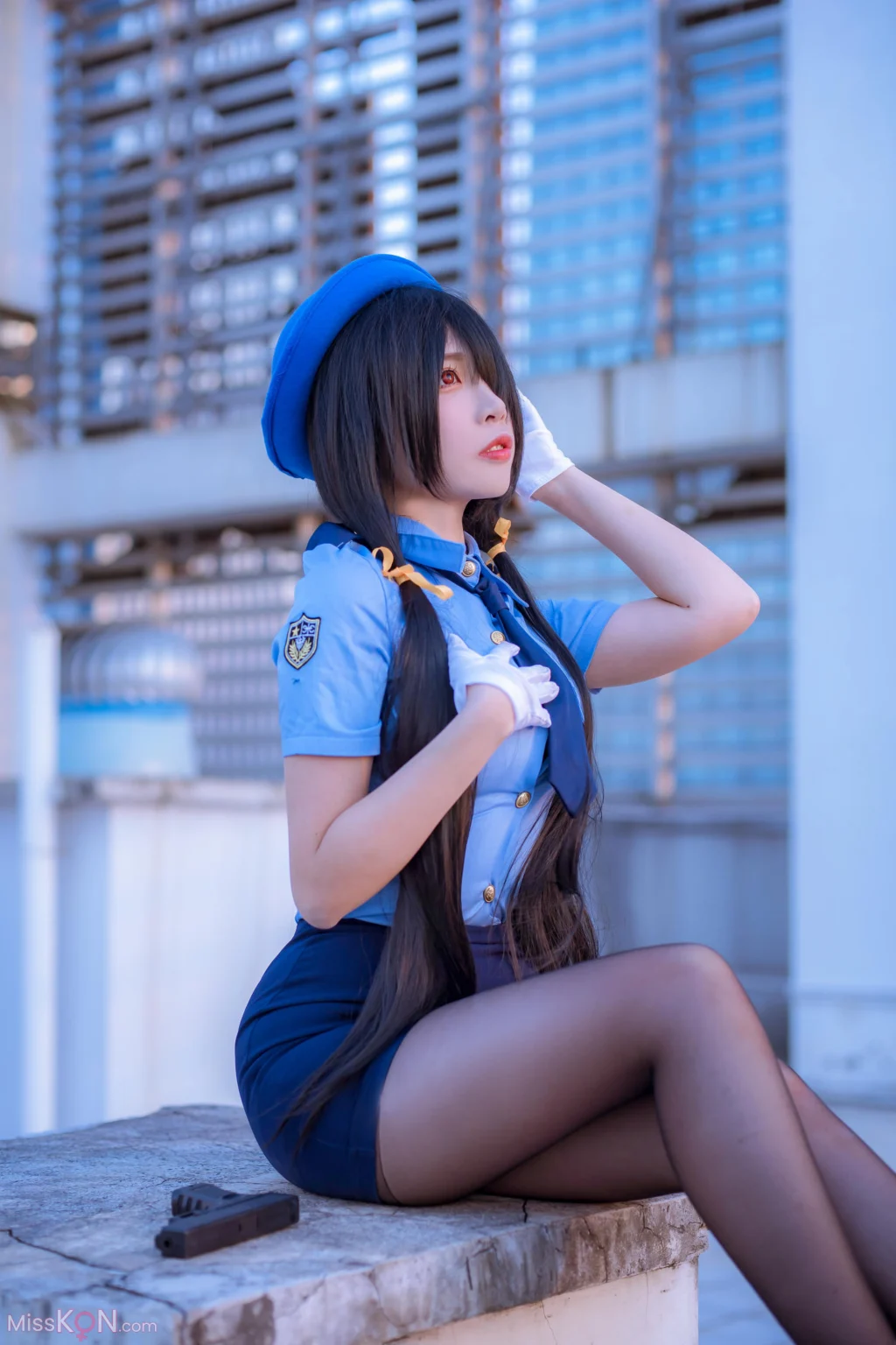 Coser@二佐Nisa: 约会大作战 狂三 女警 (28 photos)