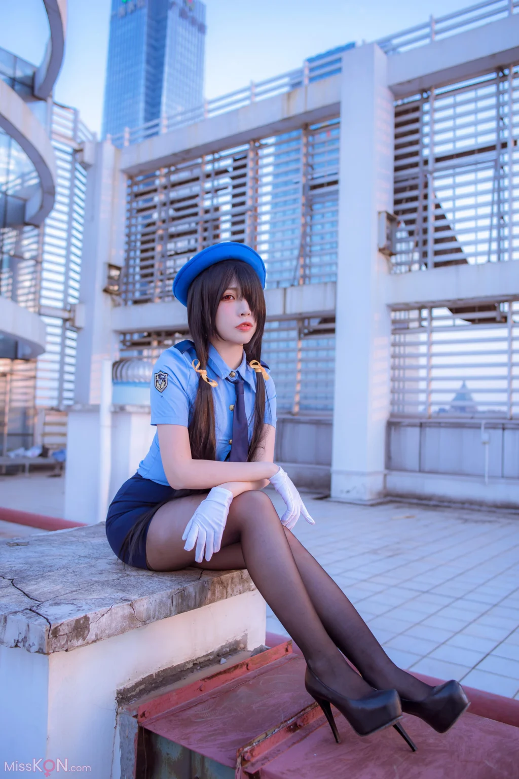 Coser@二佐Nisa: 约会大作战 狂三 女警 (28 photos)