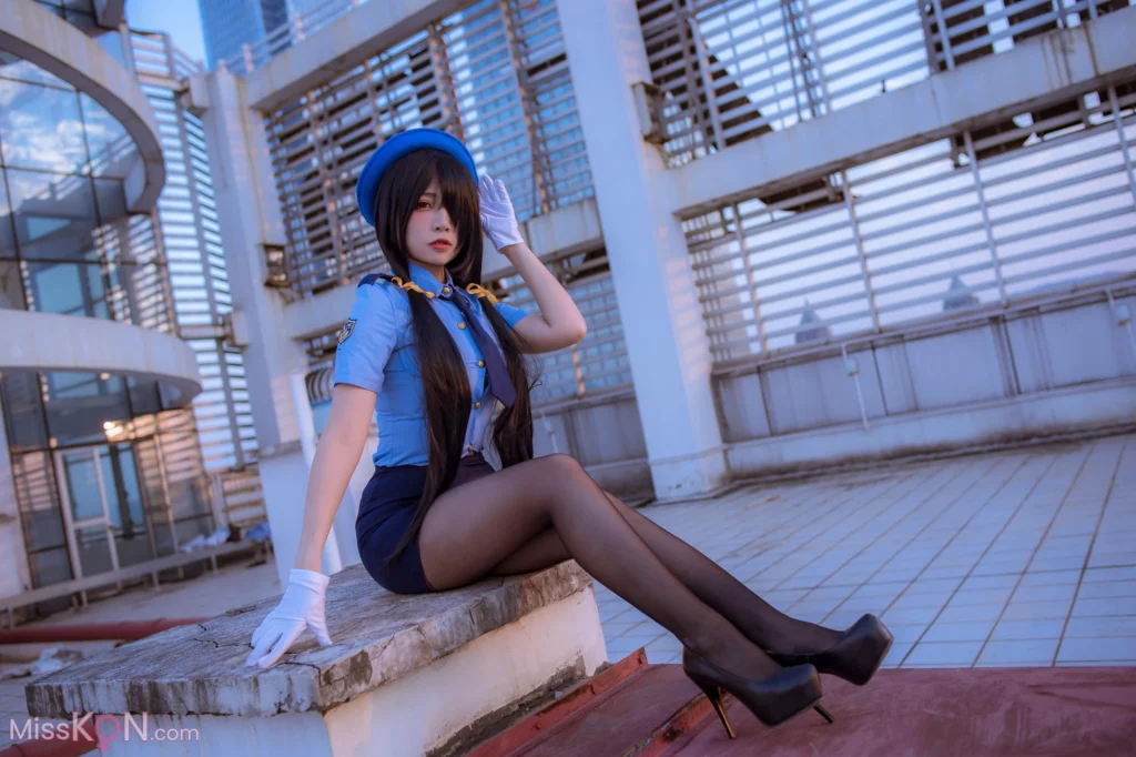 Coser@二佐Nisa: 约会大作战 狂三 女警 (28 photos)