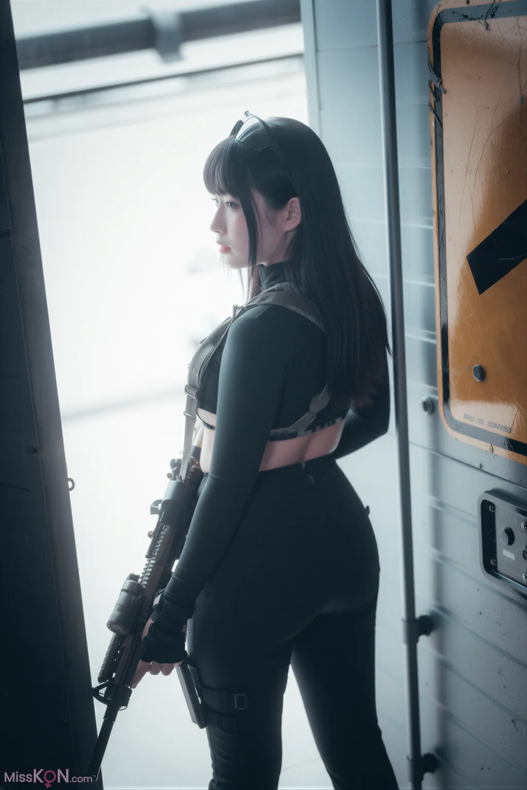[AI Enhanced] DJAWA Photo: Pia (피아) – Loose and Tight Combat Green & Camo (76 photos) – Page 2