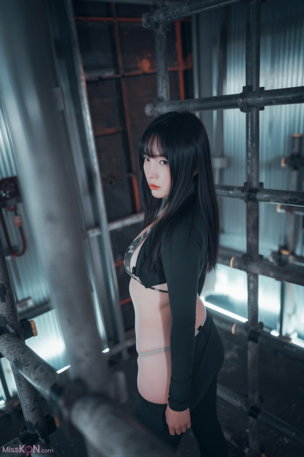 [AI Enhanced] DJAWA Photo: Pia (피아) – Loose and Tight Combat Green & Camo (76 photos) – Page 3