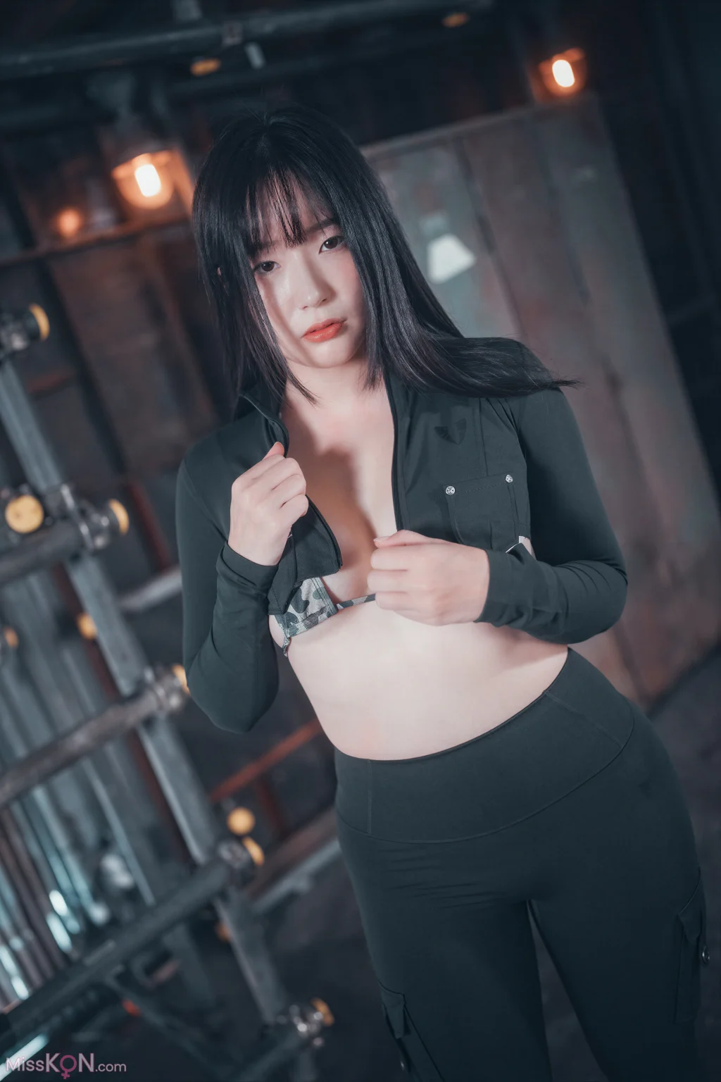 [AI Enhanced] DJAWA Photo: Pia (피아) – Loose and Tight Combat Green & Camo (76 photos) – Page 3