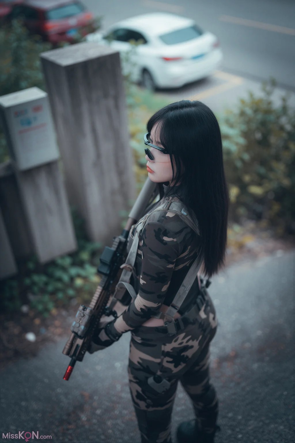 [AI Enhanced] DJAWA Photo: Pia (피아) – Loose and Tight Combat Green & Camo (76 photos) – Page 3