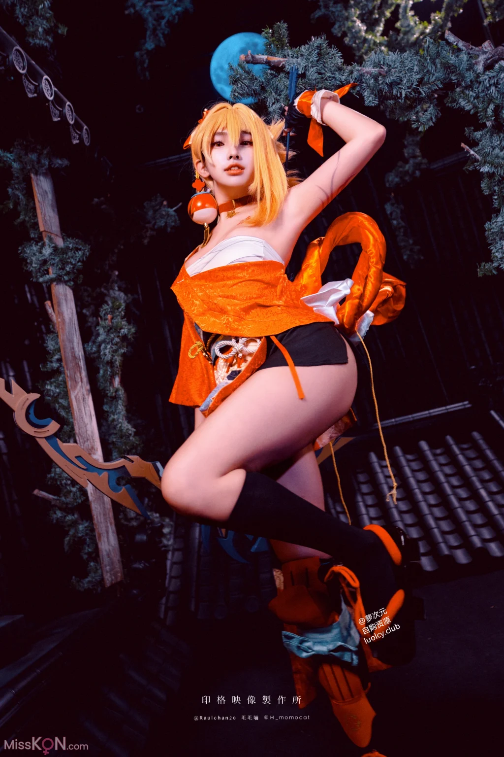 Coser@慕慕Momo: Yoimiya 夏祭的誘惑 (8K ver) (52 photos + 1 video)