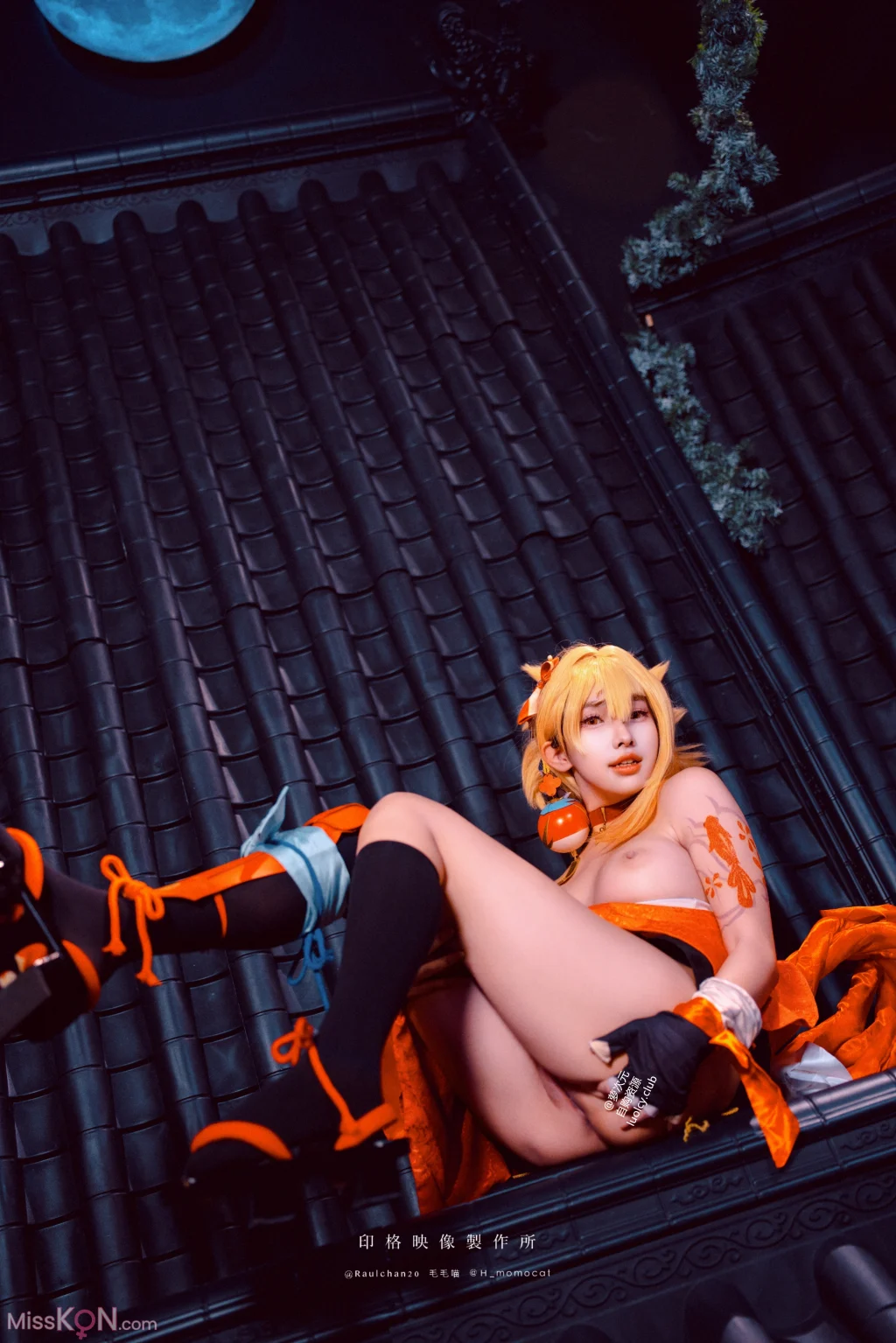 Coser@慕慕Momo: Yoimiya 夏祭的誘惑 (8K ver) (52 photos + 1 video)