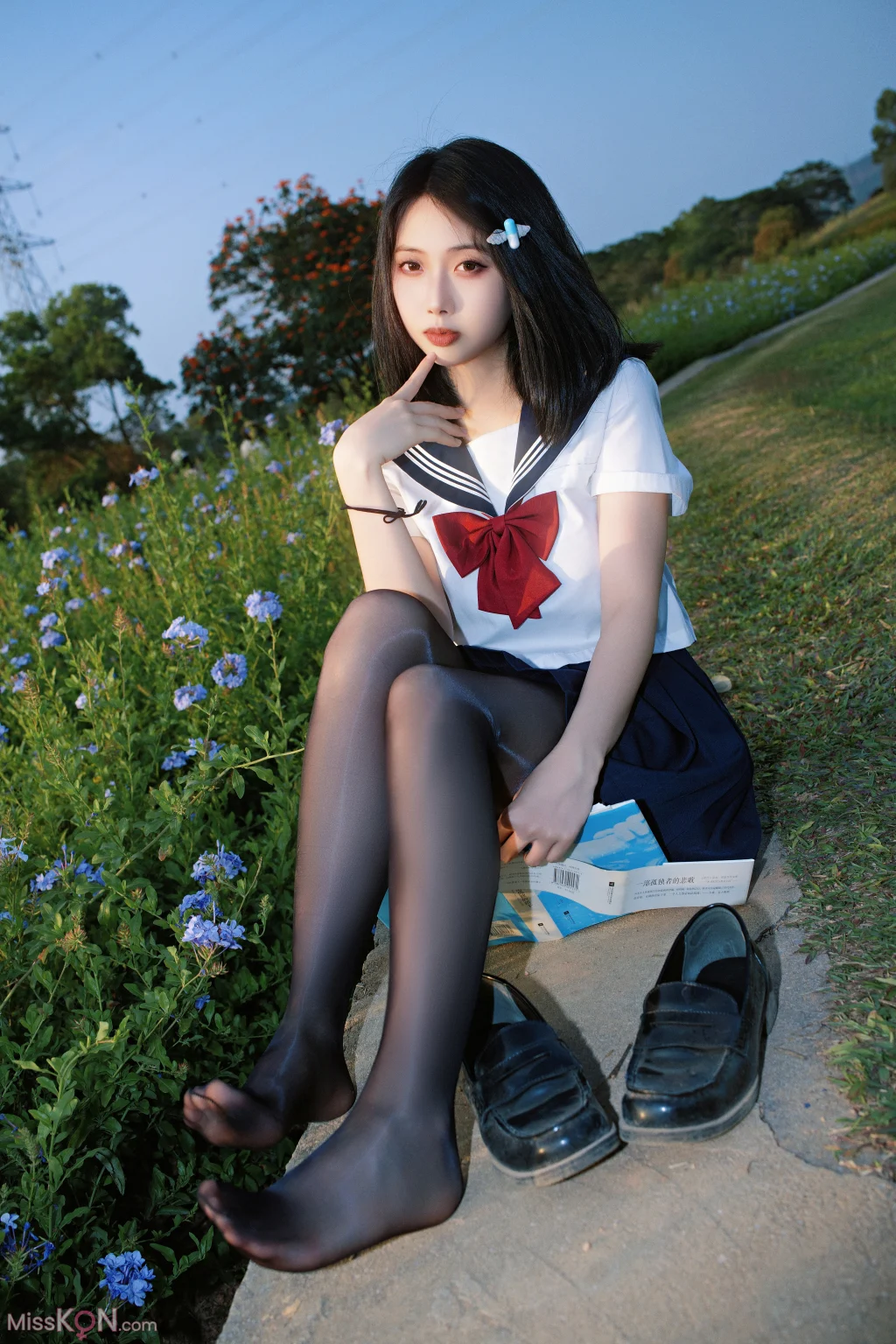 Coser@七只红豆: 蓝花JK (39 photos) – Page 2