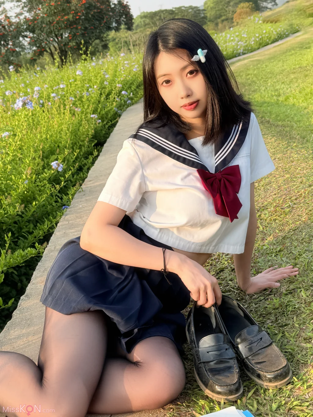 Coser@七只红豆: 蓝花JK (39 photos) – Page 2