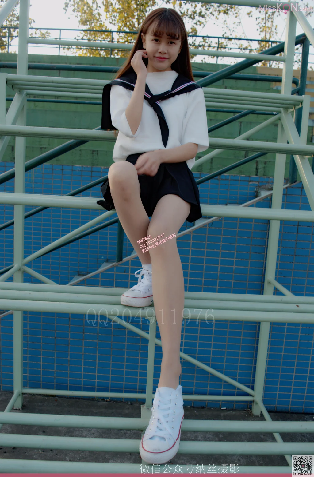 [NS纳丝摄影] No.030: 霜儿 JK户外肉丝美腿 (41 photos) – Page 2