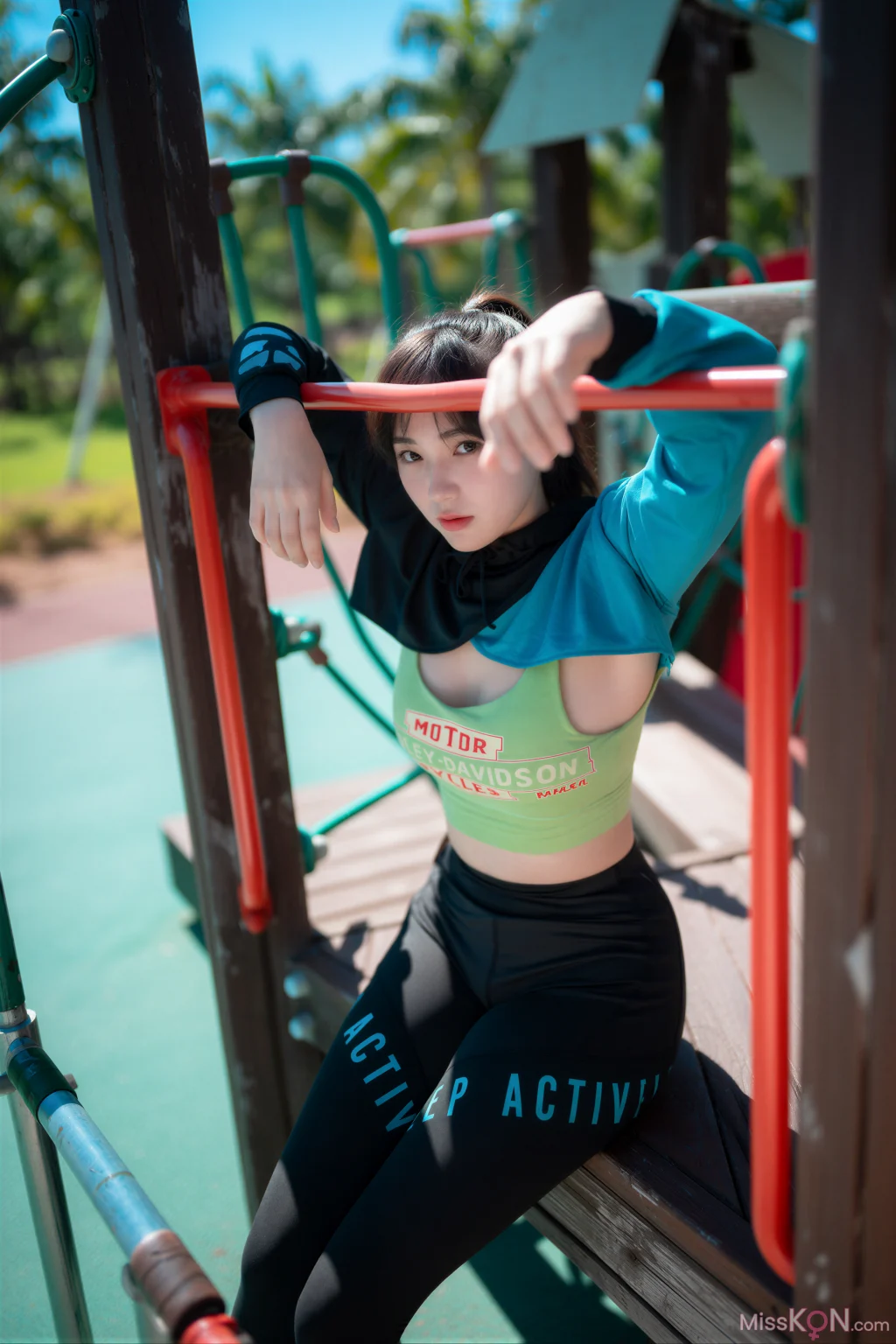 [AI Enhanced] DJAWA Photo: HENDOONG (혠둥이) – Loose and Tight Jade Blue (50 photos)
