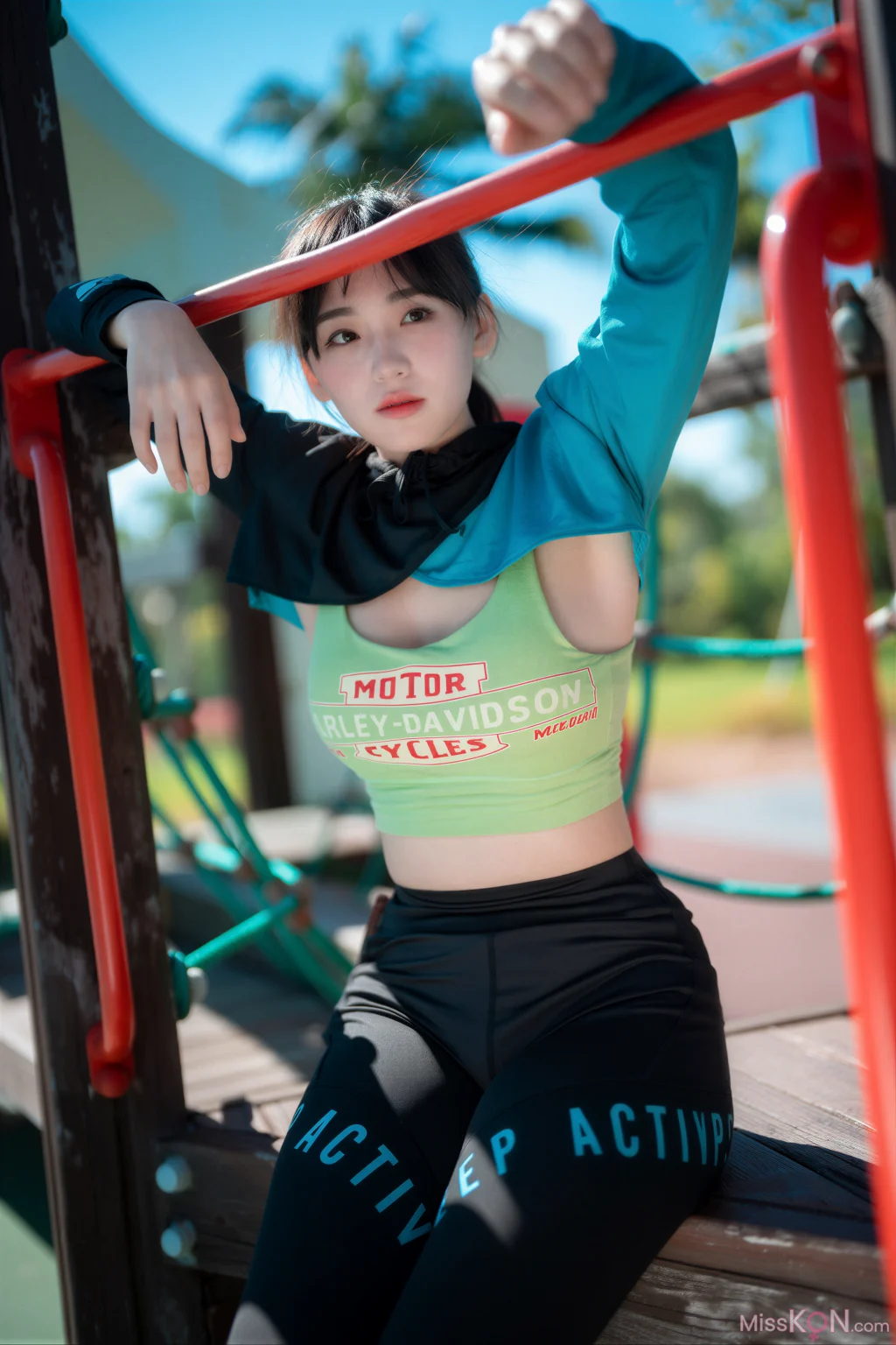 [AI Enhanced] DJAWA Photo: HENDOONG (혠둥이) – Loose and Tight Jade Blue (50 photos)