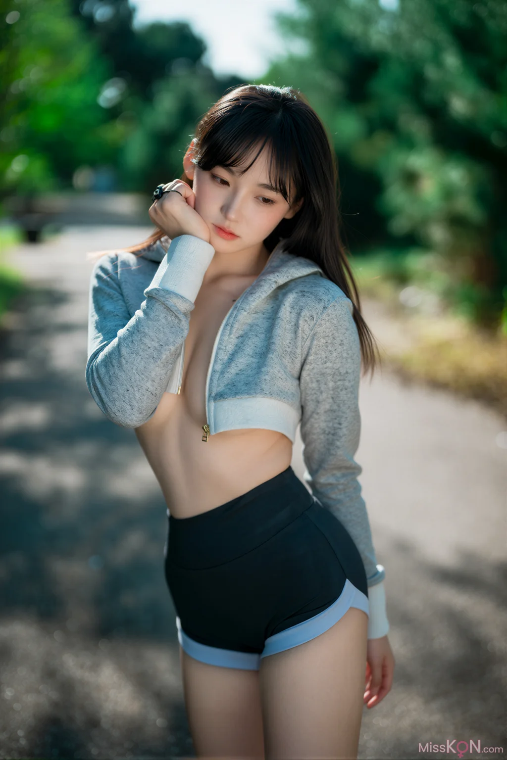 [AI Enhanced] DJAWA Photo: HENDOONG (혠둥이) – Loose and Tight Jade Blue (50 photos) – Page 2