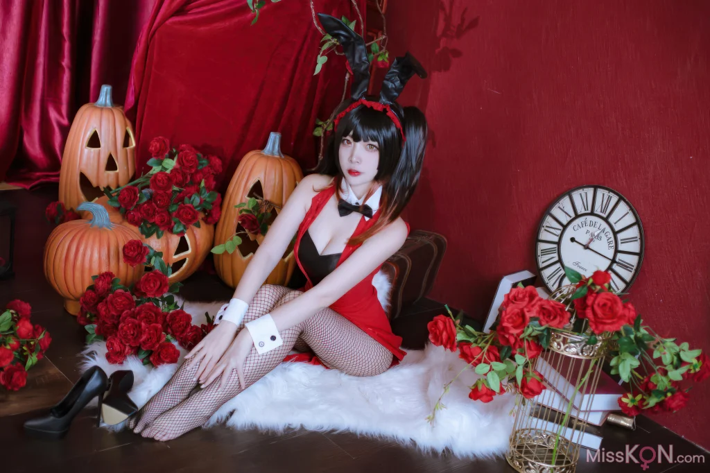 Coser@二佐Nisa: 约会大作战 狂三 兔女郎 (30 photos)