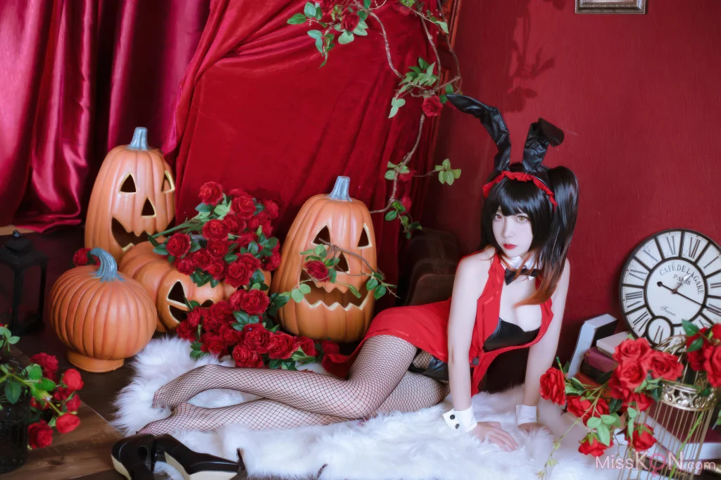 Coser@二佐Nisa: 约会大作战 狂三 兔女郎 (30 photos)